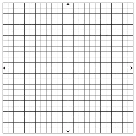 Coordinate Plane - Repositionable, Low-Tac Peel & Stick Graph, 24" x 24 ...