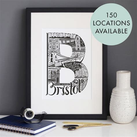 Bristol Print Graduation Gift Bristol Gift Bristol Poster - Etsy