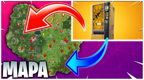 Abrazadera Favorito Nombre Maquinas Expendedoras Fortnite Mapa