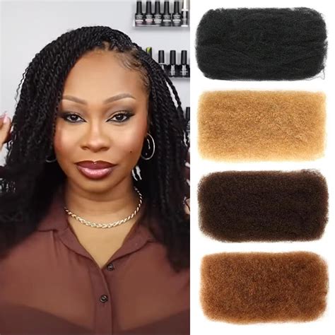 Qvr Afro Kinky Bulk Human Hair For Black Women Dreadlocks Qvr Hair