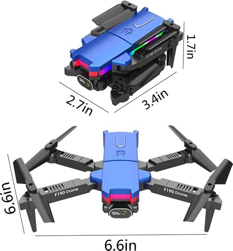 Dron aéreo plegable con Daul 4K dron con cámara HD FPV cuadricóptero