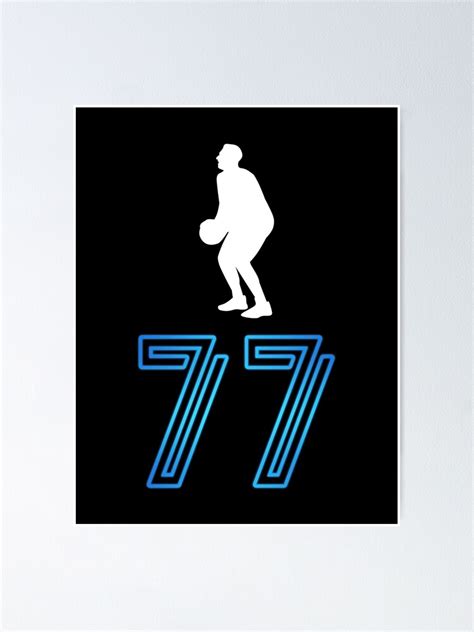 Luka Doncic 77 Poster By Jay41 Redbubble