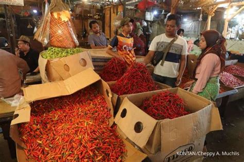 Harga Pangan Hari Ini 2 9 Cabai Daging Sapi Telur Turun Bawang