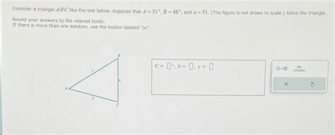 Solved Consider A Triangle ABC Like The One Below Suppose Chegg