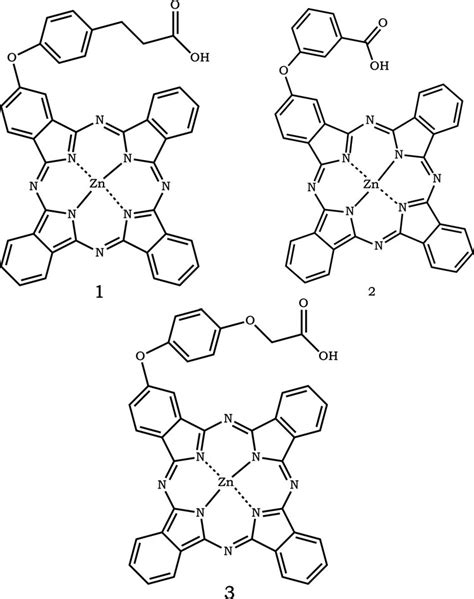 Molecular Structure Of Zn Ii Phthalocyanine Employed In This Work