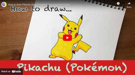 Easy Pikachu To Draw