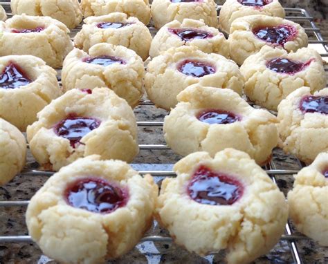 Raspberry Cream Cheese Thumbprint Cookies Thumbprint Cookies Cookies