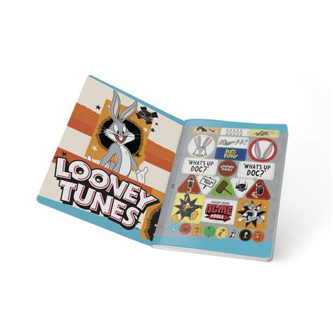 CUADERNO COSIDO LOONEY TUNES X 100 HJS CUADRICULADO HAGA