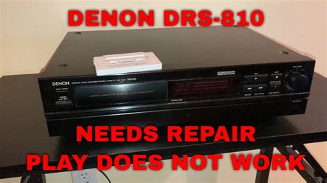 Denon Drs 810 Cassette Tape Deck Not Working Youtube