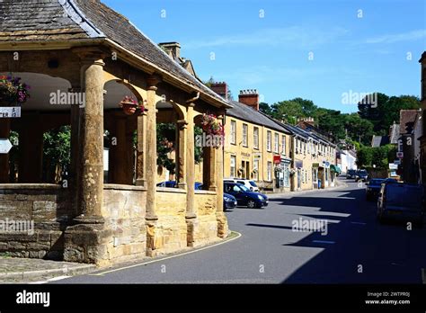 View Of The Market House In Market Place Along East Street In The Town