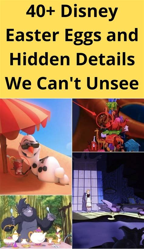 Disney Easter Eggs And Hidden Details We Can T Unsee Disney