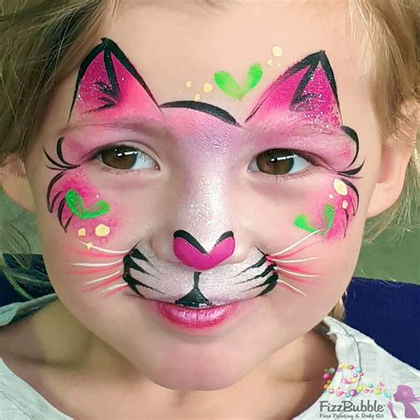 Easy Kitty Cat Face Painting