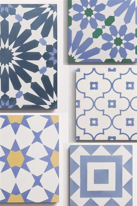 blue moroccan cement tile | Moroccan pattern, Moroccan tiles, Cement tile