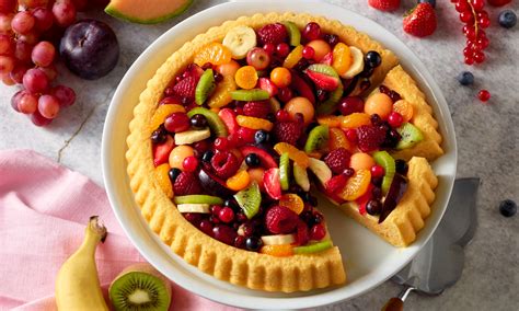 Obst Kuchen Mit Verschiedenem Obst Rezept Dr Oetker