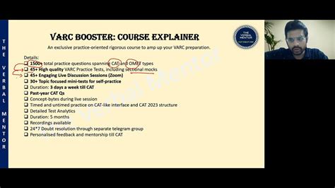 Cat Varc Course Varc Booster Course For Cat 2024 Preparation Batch