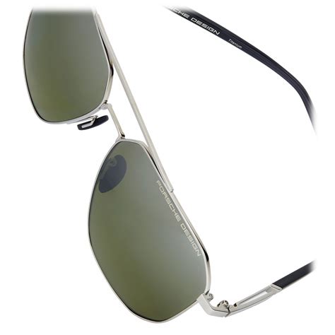 Porsche Design P´8967 Sunglasses Palladium Grey Green Porsche Design Eyewear Avvenice