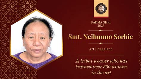 MyGovIndia On Twitter Smt Neihunuo Sorhie Is A Tribal Weaver Who Has