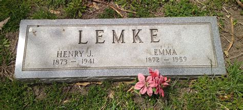 Henry John Lemke 1873 1941 Find a Grave äreminne