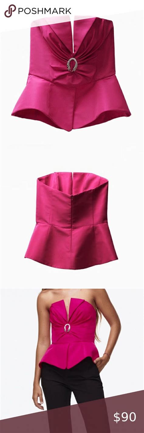 ZARA BUSTIER TOP LIMITED EDITION Bustier Top Tops Fashion