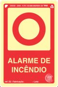 Sinaliza O Certificada Para Alarme De Inc Ndio E X Cm Pvc Mm