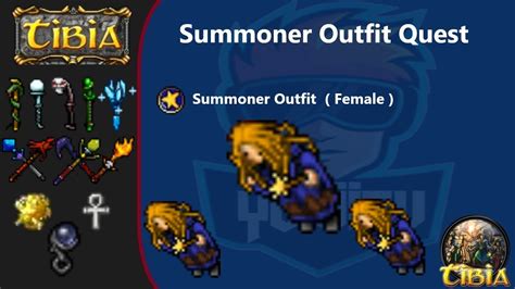 Tibia Summonner Outfit Female Addon 1 Youtube