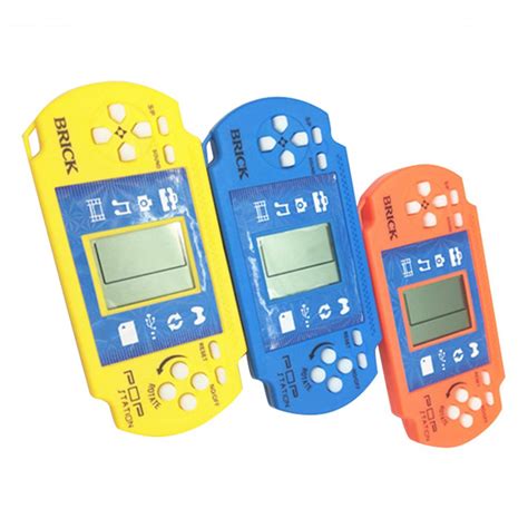 Crian As Eletr Nico Tetris Lcd Brinquedos Educativos Tijolo Game