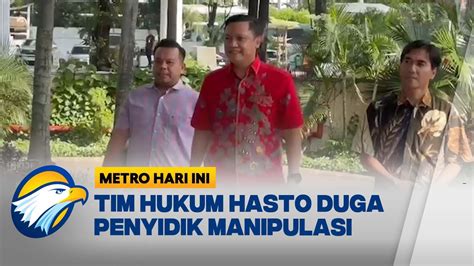 Kubu Hasto Laporkan Lagi Penyidik Kpk Ke Dewas Youtube