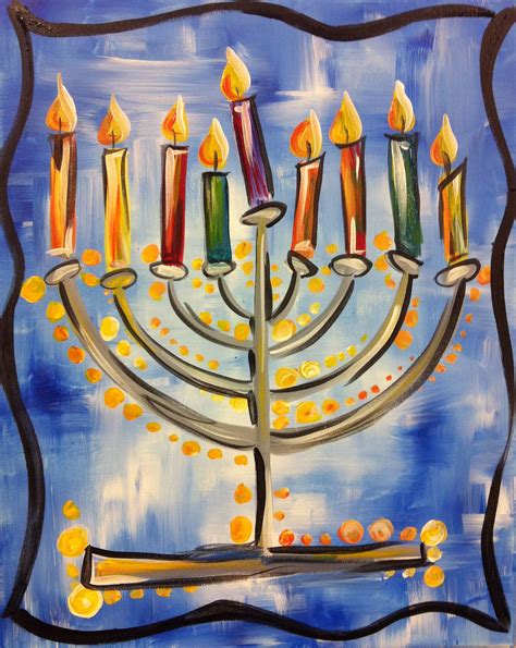 Menorah Group Painting Artofit