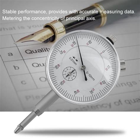 0 10mm 0 01mm Precision Dial Indicator Accuracy Gauging Tools Pointer