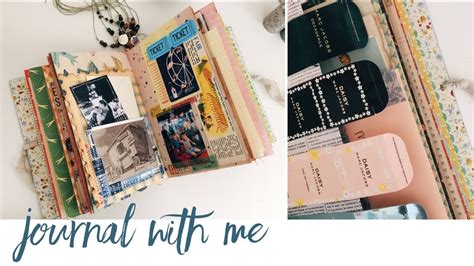 Junk Journal With Me Ep 23 Journaling Process Video Youtube