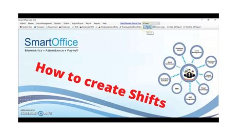 How To Create Shift In Smart Office Suite Software Smart Office