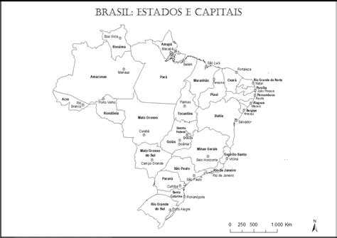 Mapa Politico Do Brasil Para Pintar - Educar X: Mapas Político do Brasil para pintar e colorir