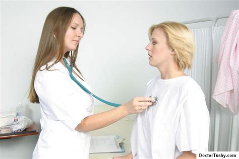 Redhead Nurse Examines A Hot Naked Girl XXX Dessert Picture 3