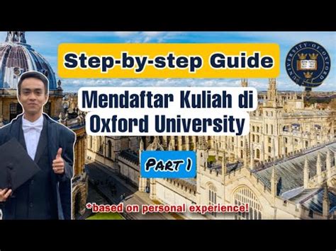 Part Mau Daftar Kuliah Ke Oxford Ikuti Langkah Langkah Ini