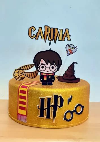 Topo De Bolo Topper De Bolo Personalizado Harry Potter Venda Em