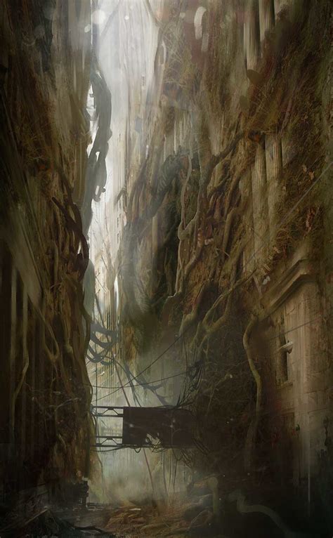 The Infinite Ravine By Dmitry Vishnevsky Fantasy Art Landscapes