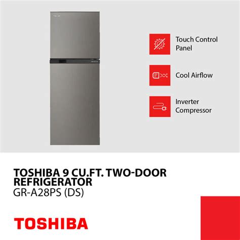 Toshiba No Frost Refrigerator 9 Cu Ft GR A28PS DS Lazada PH