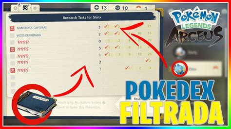 Filtrada Pokedex Completa En Pokemon Legends Arceus Como Es Completarla