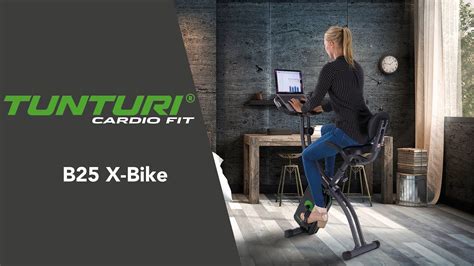 Tunturi Cardio Fit B X Bike Opklapbare Hometrainer Met Rugleuning