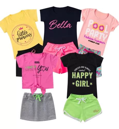 Lote Pe As Roupa Infantil Menina Feminino Atacado Ver O Frete Gr Tis