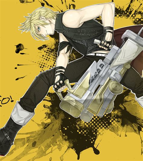 1920x2160 Final Fantasy Xv Prompto Argentum Blonde Anime Style Hd