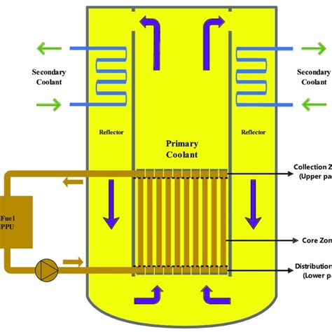 Schematic Of The Small Modular Dual Fluid Reactor Download Scientific Diagram