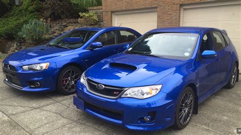 Mitsubishi Evo X Vs Subaru Wrx Sti ¿la última Vez