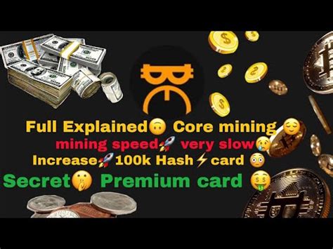 CORE MINING BIG UPDATE CORE MINING INCREASE SPEED CORE MINING