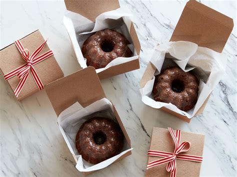 Sticky Toffee Mini Bundt Cakes Receita Embalagem Para Mini Bolo