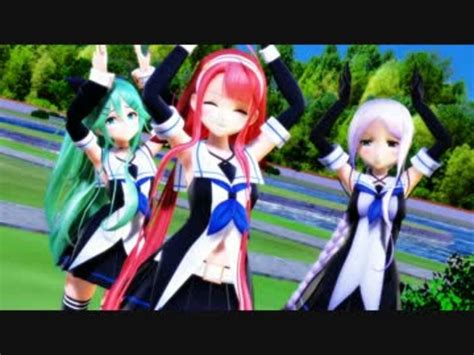 【mmd艦これ】山風、江風、海風で「スキスキ絶頂症」 ニコニコ動画