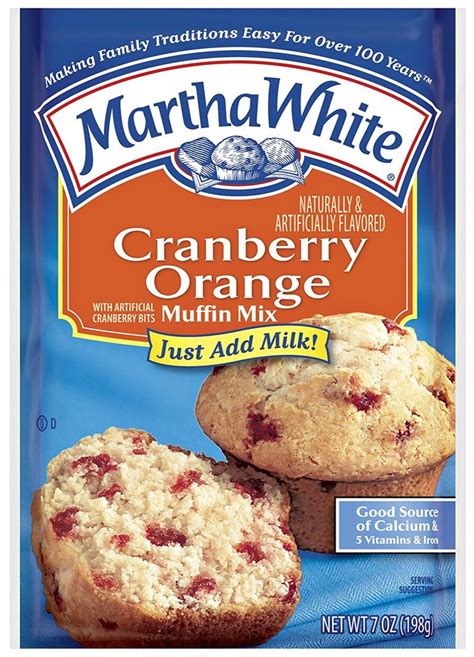 Martha White Cranberry Orange Flavored Muffin Mix Ounce Pack Of