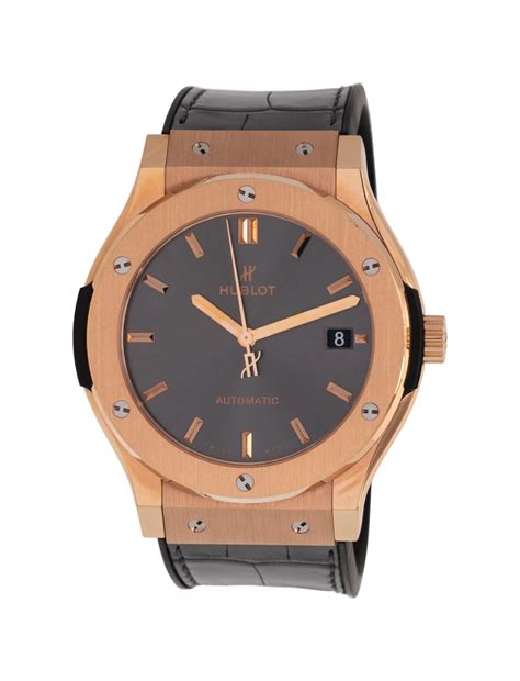 Sold Price Hublot 18k Pink Gold Classic Fusion Wristwatch October