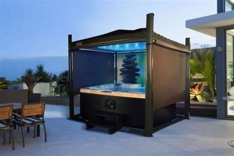 Clever Diy Hot Tub Gazebo Ideas For Winter Hot Tub Gazebo Hot Tub Backyard Hot Tub Cover