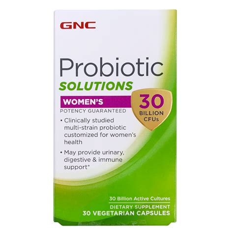 Probiotic Solutions Womens 30 Billion Cfus 30 Vegetarian Capsules